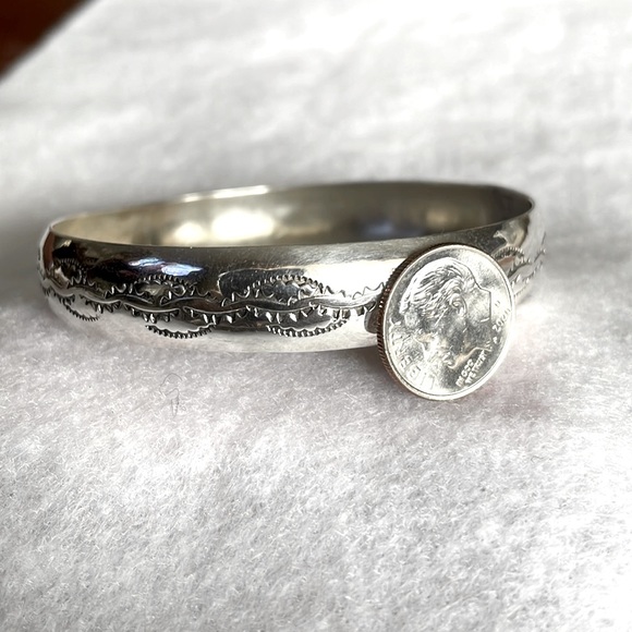 Sterling Silver Bangle Bracelet - Picture 4 of 4